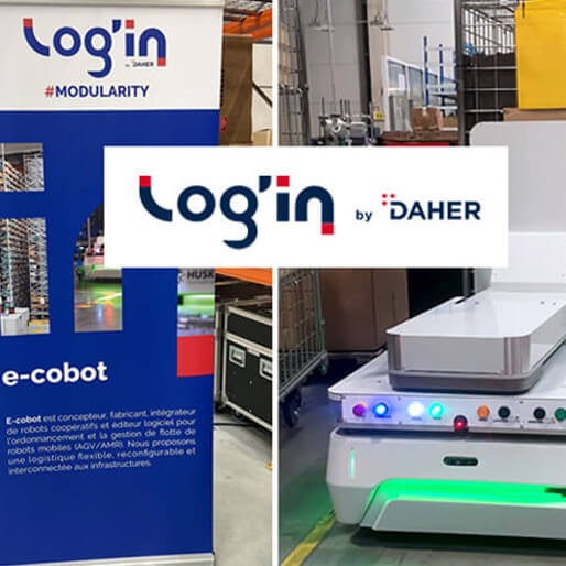 E-COBOT participe au projet LogIn by Daher avec l’utilisation de robots mobiles
